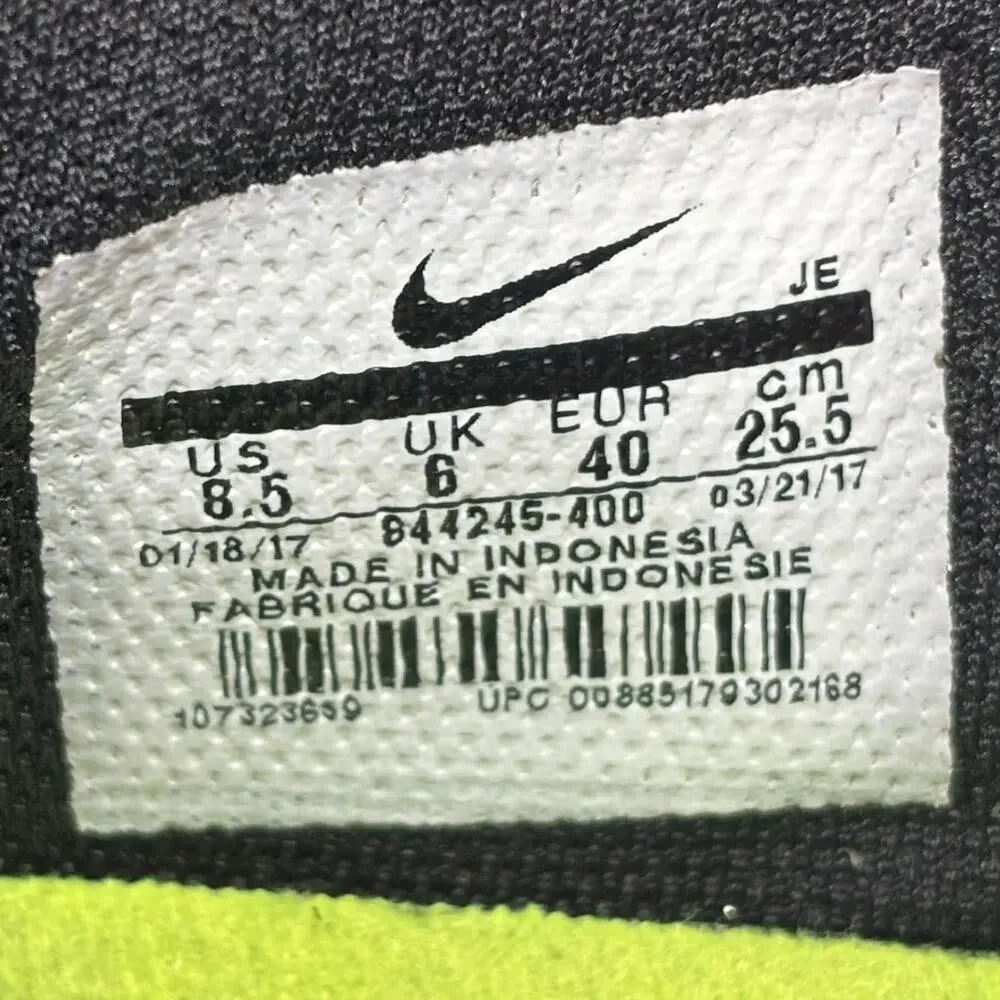 🔴 Nike Mercurial Vortex 3 Women`s Size 8.5 Blue Black Soccer Cleats 844245-400
